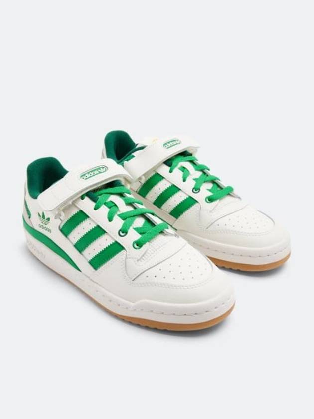 Forum Low Ankle Strap Low Top Sneakers Green Cloud White - ADIDAS - BALAAN 3