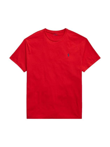 Men's Embroidery Logo Pony Classic Fit Short Sleeve T-Shirt Red - POLO RALPH LAUREN - BALAAN 1