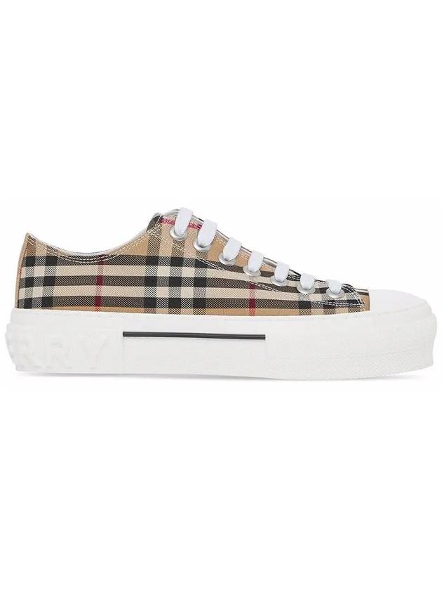 Vintage Check Cotton Sneakers Archive Beige - BURBERRY - BALAAN 3