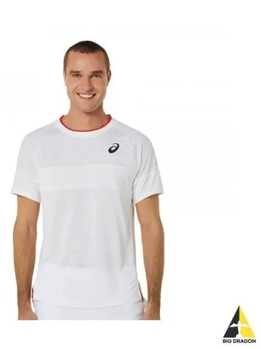 Men s Match SS Top 2041A244100 Short Sleeve Round T Shirt - ASICS - BALAAN 1