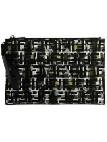 7N0105 ABM8 F0X93 Men s Zipper Clutch 1235747 - FENDI - BALAAN 1