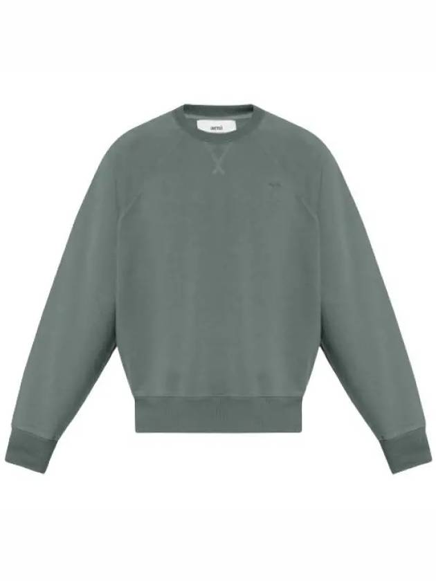 De Coeur Crew Neck Sweatshirt Green - AMI - BALAAN 2