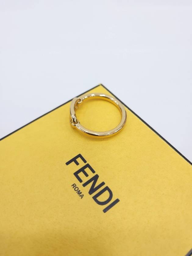 Orak Soft Gold Ring L - FENDI - BALAAN 4