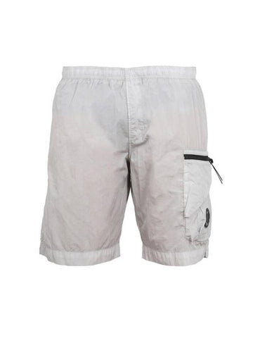 Eco Chrome Lens Utility Swim Shorts Flint Gray - CP COMPANY - BALAAN 1