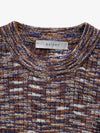 Multicolor ribbed crop knit multinavy - NOIRER FOR WOMEN - BALAAN 10