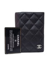 Women s AP1169 Black Caviar Skin Classic Passport Wallet - CHANEL - BALAAN 10