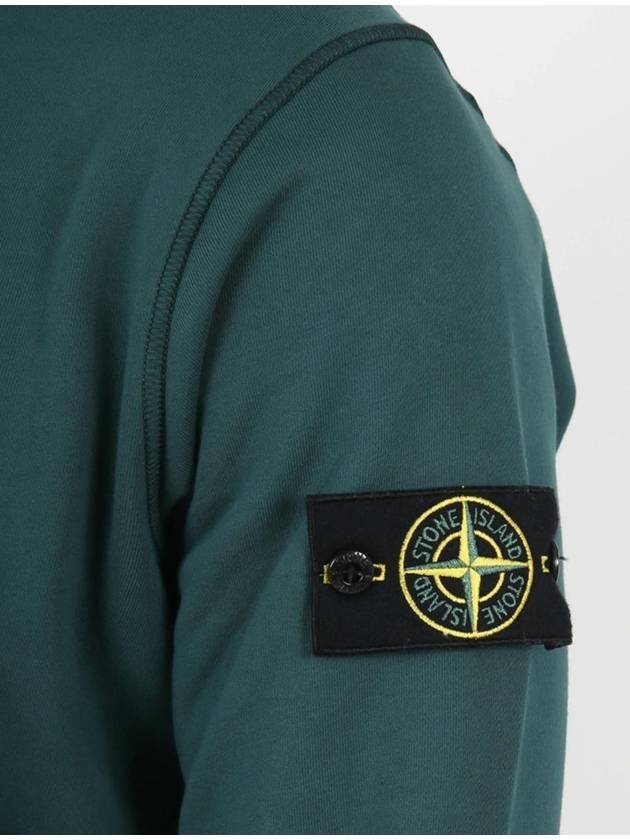 Wappen Patch Crew Neck Sweatshirt Green - STONE ISLAND - BALAAN 4