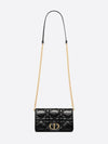 Caro Macrocannage Mini Cross Bag Black - DIOR - BALAAN 6