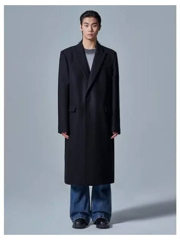 Core semi double long coat black domestic product GM0024070967033 - JUUN.J - BALAAN 1