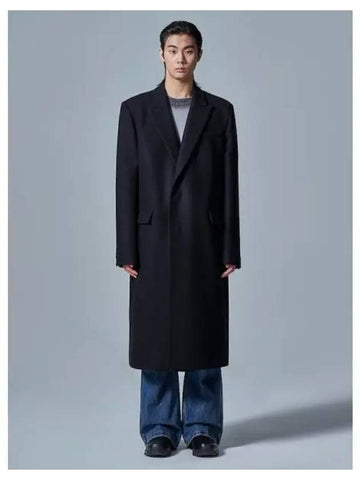 Core semi double long coat black domestic product GM0024070967033 - JUUN.J - BALAAN 1