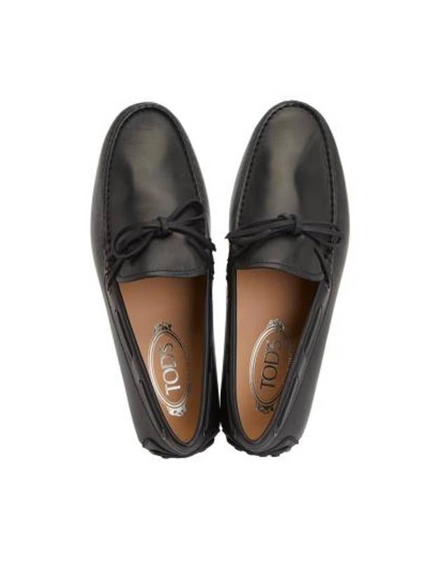 City Gommino Leather Driving Shoes Black - TOD'S - BALAAN 6