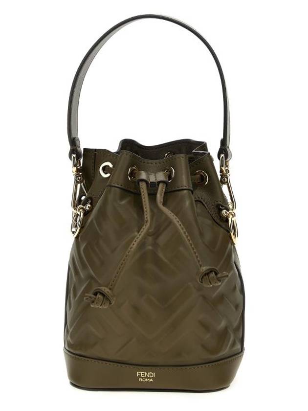 Mon Tresor FF Motif Leather Mini Bag Green - FENDI - BALAAN 2