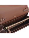 Detachable Strap Check Leather Shoulder Bag Brown - BURBERRY - BALAAN 4