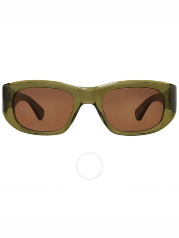 Garrett Leight LAGUNA SUN Oak Rectangular Sunglasses 2140 WIL/O 50 - GARRETT LEIGHT - BALAAN 1