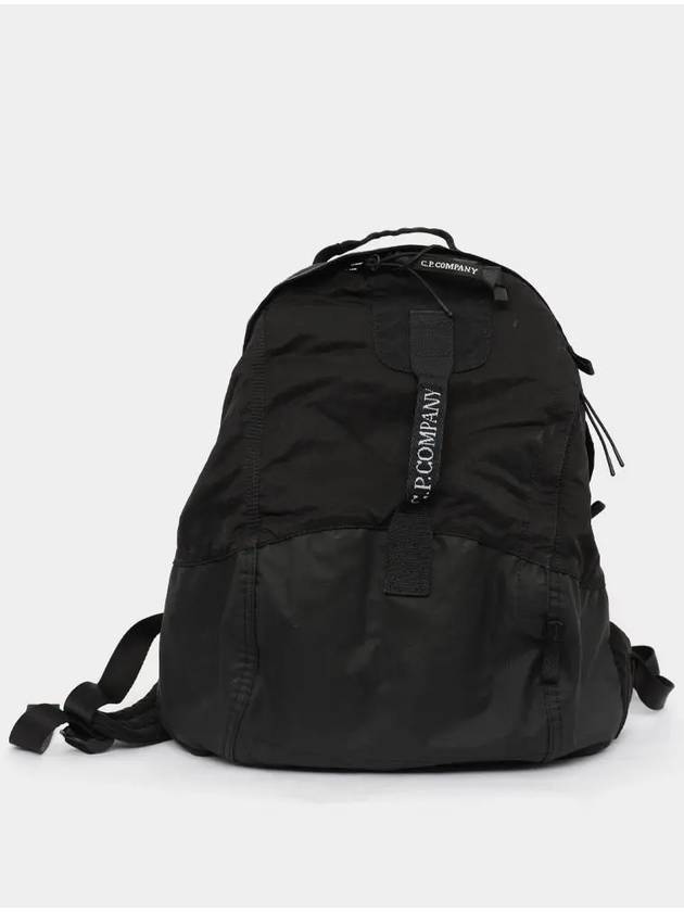 Nylon B Rounded Backpack Black - CP COMPANY - BALAAN 2