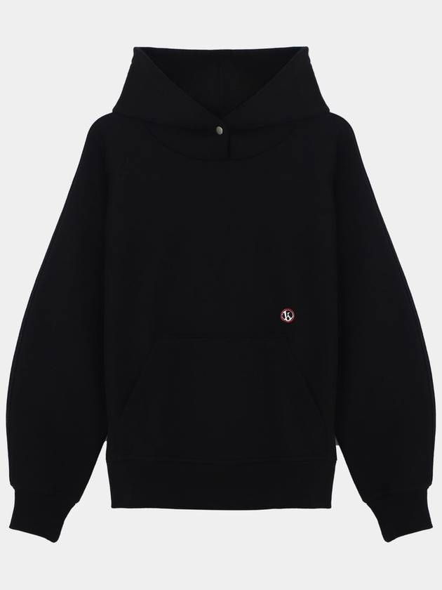 Raglan Emblem HoodieDeep Black - KINETO - BALAAN 3