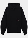 Raglan Emblem Hoodie Deep Black - KINETO - BALAAN 3