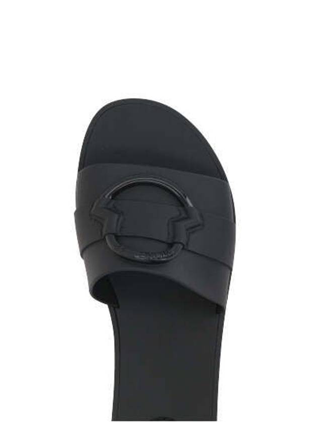 Mon Slippers Black - MONCLER - BALAAN 7