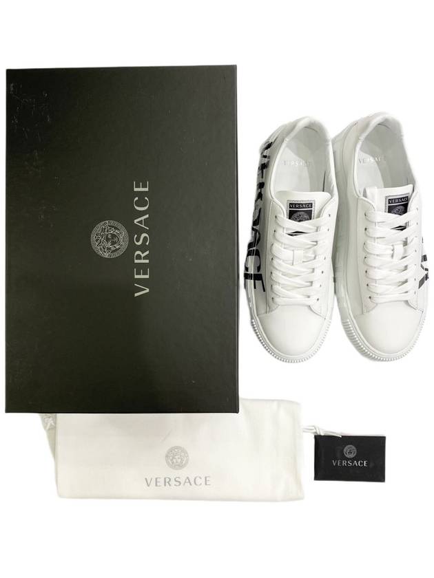 Greca Logo Low Top Sneakers White - VERSACE - BALAAN 9