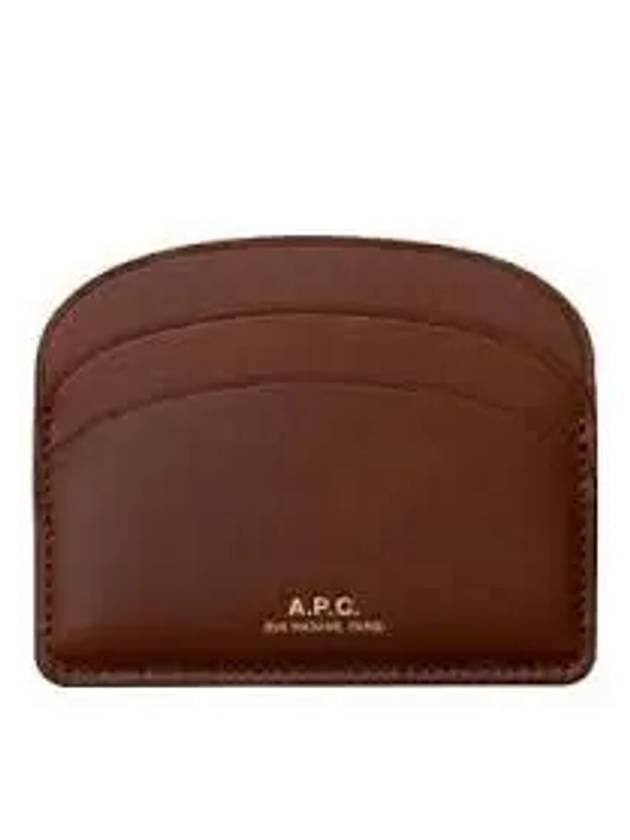 Demi Lune Card Wallet Brown - A.P.C. - BALAAN 2