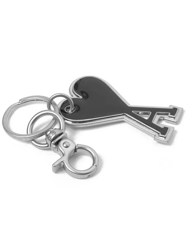 Heart Logo Keyholder Black - AMI - BALAAN 5