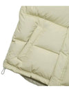 Men's Subin High Count Cross Down Vest Pale Ivory - AURALEE - BALAAN 4