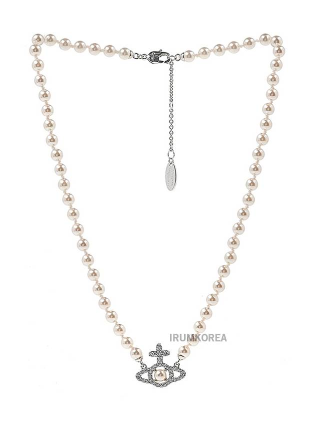 Women's Olympia Pearl Necklace Silver - VIVIENNE WESTWOOD - BALAAN 2