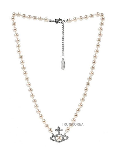 Women's Olympia Pearl Necklace Silver - VIVIENNE WESTWOOD - BALAAN 2