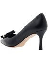 Double bow pumps WINNIE 70 NERO 0754494 - SALVATORE FERRAGAMO - BALAAN 3