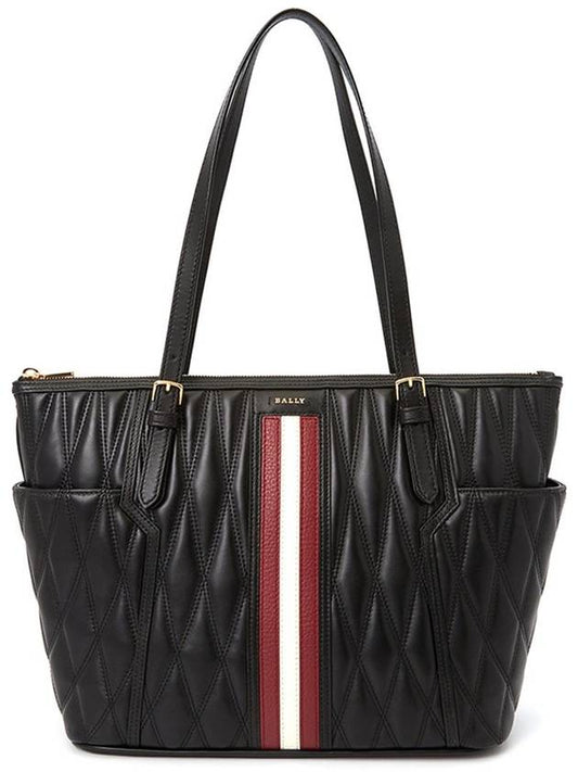 Damira Shoulder Tote Bag Black - BALLY - BALAAN 2