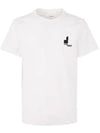 Zafferh Mini Logo Cotton Short Sleeve T-Shirt White - ISABEL MARANT - BALAAN 2