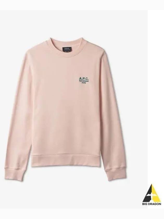 Rider Chest Small Logo Sweatshirt Pink - A.P.C. - BALAAN 2