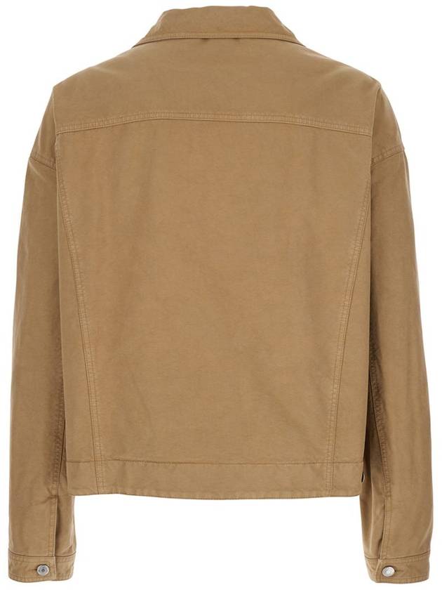 'Icon New Generation' Beige Jacket With Icon Logo On The Front In Cotton Men - DSQUARED2 - BALAAN 2