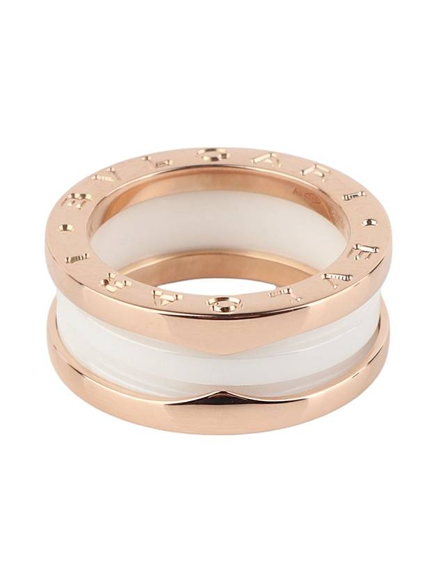 347021 Pink gold B Zero1 ceramic 2 band ring No 49 Department store warranty 34190 5 - BVLGARI - BALAAN 4