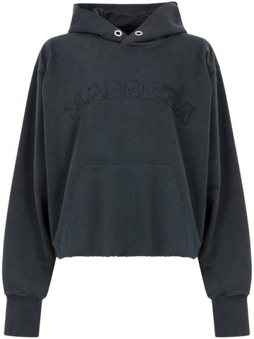 Logo embroidered cotton hoodie S51GU0133S25520 - MAISON MARGIELA - BALAAN 1