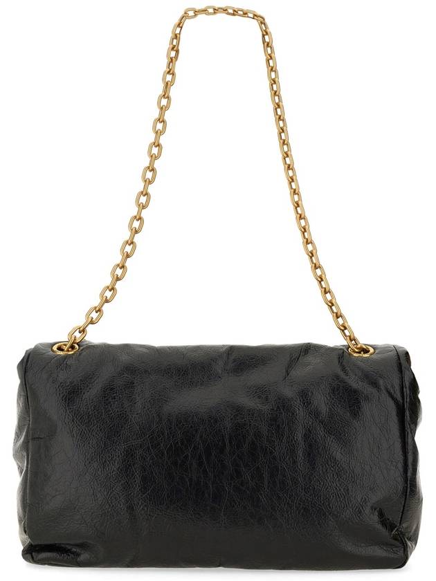 Monaco Chain Strap Shoulder Bag Black - BALENCIAGA - BALAAN 3