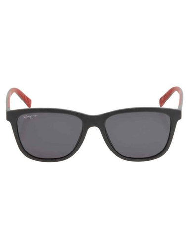 Eyewear Rectangle Regular Sunglasses Black - SALVATORE FERRAGAMO - BALAAN 1