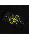 Waffen Patch Round Neck Wool Knit Top Black - STONE ISLAND - BALAAN 7