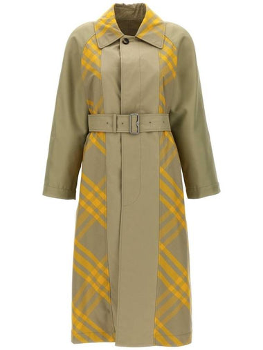 Check Belted Trench Coat Beige - BURBERRY - BALAAN 1