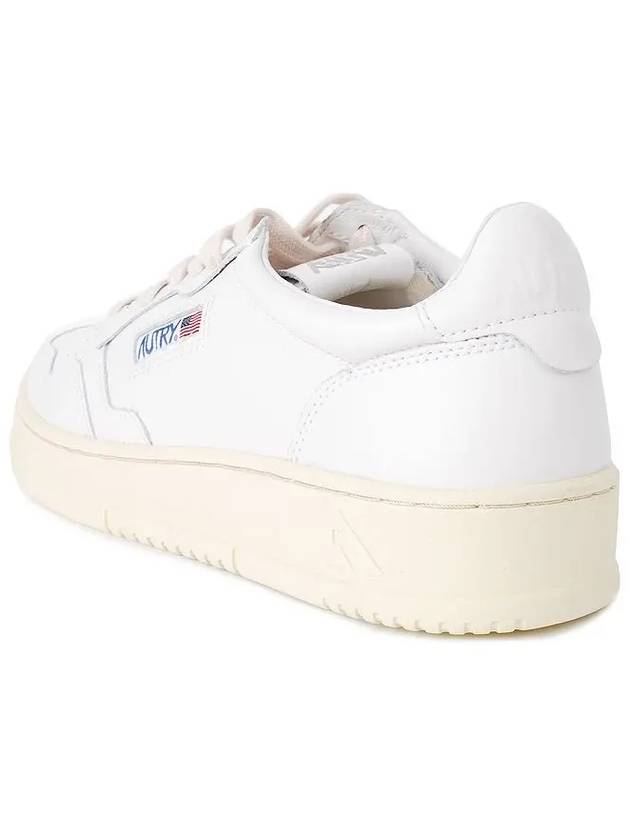 Medalist Leather Low Top Sneakers White - AUTRY - BALAAN 3