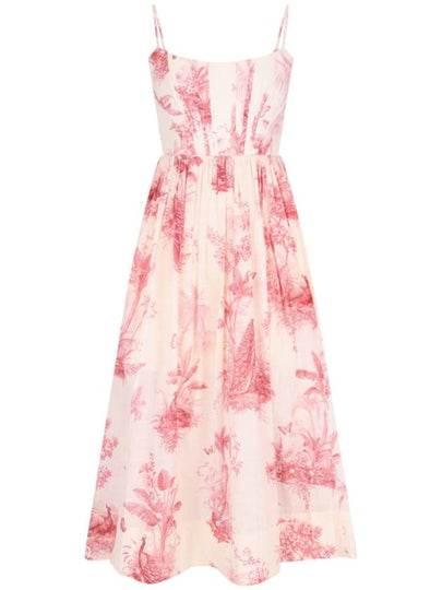 24FW midi dress 9928DSS243 PINK - ZIMMERMANN - BALAAN 2