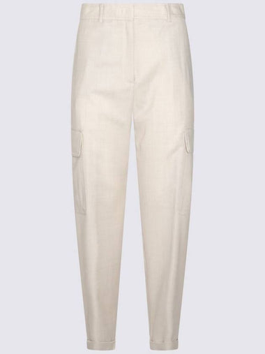 Eleventy Cream Wool Pants - ELEVENTY MILANO - BALAAN 1