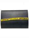 Logo document file folder clutch OMST018 - OFF WHITE - BALAAN 3