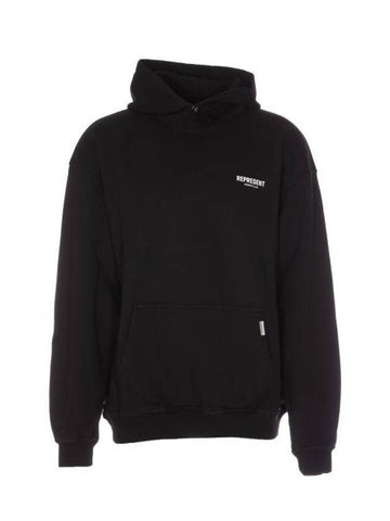 Logo Hoodie Black - REPRESENT - BALAAN 1