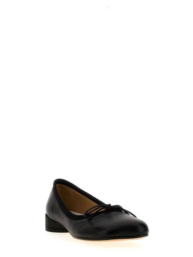 Leather Ballerina Flats Black - MAISON MARGIELA - BALAAN 3