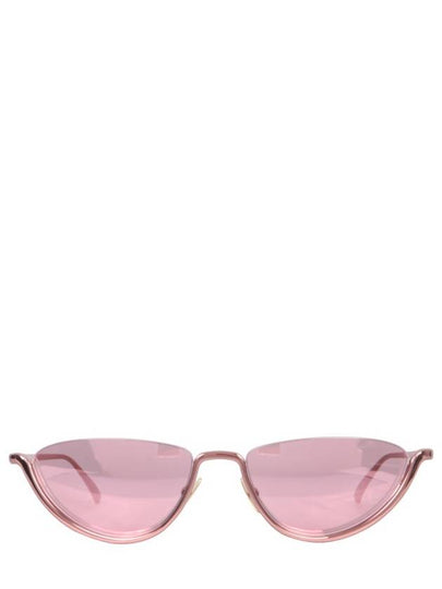 Eyewear BV1117S 005 Half Rim Mirror Sunglasses Pink - BOTTEGA VENETA - BALAAN 2