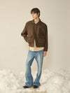 Double Pocket Blouson Jacket Brown - KINETO - BALAAN 2