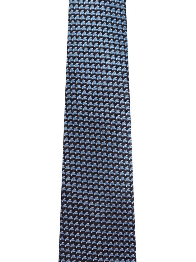 Brioni Silk Tie, Men's, Navy Blue - BRIONI - BALAAN 4