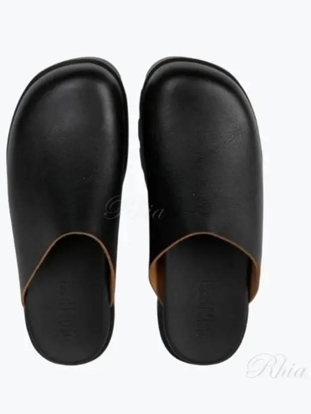 Brutus Leather Clog Slippers Black - CAMPER - BALAAN 2