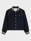 Triomphe Teddy Wool Jacket Navy - CELINE - BALAAN 2